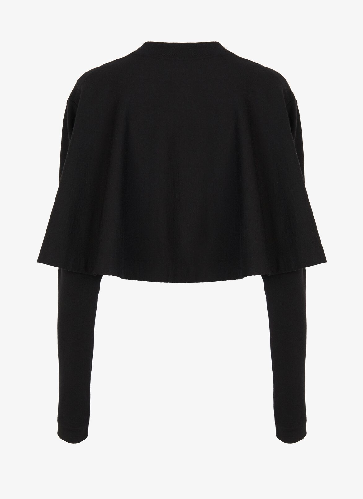 Wool-Blend Bolero Jacket ALAÏA BLACK WOOL-BLEND BOLERO JACKET